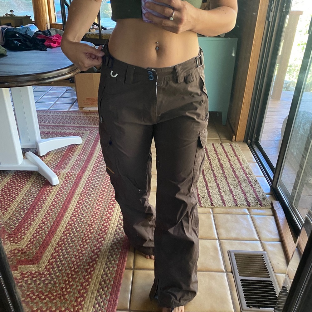 Brown & blue Snowboarding pants 🏂